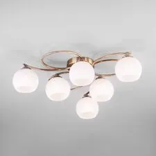 Eurosvet a043869 30144/6 / потолочный светильник античная бронза