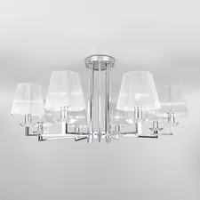 Eurosvet a053976 60125/8 / потолочный светильник / хром