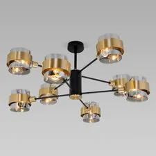 Eurosvet a060653 70127/8 / потолочный светильник / черный/дымчатый