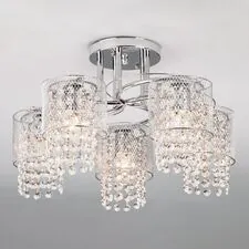 Eurosvet 00000084463 30137/5 / потолочный светильник хром