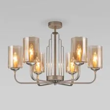 Eurosvet a060906 60138/6 / потолочный светильник / перламутровое золото