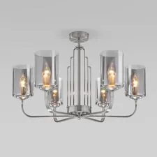 Eurosvet a060903 60138/6 / потолочный светильник / сатин-никель