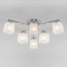 Eurosvet a047321 30162/6 / потолочный светильник / хром