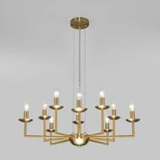 Eurosvet a058516 60150/10 / подвесной светильник / латунь