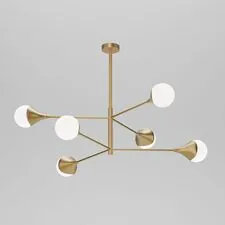 Eurosvet a068272 60168/6 / потолочный светильник / латунь