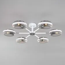 Eurosvet a052338 70121/6 / потолочный светильник / белый