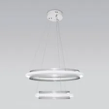 Eurosvet a054087 90241/2 / подвесной светильник / белый/ серебро