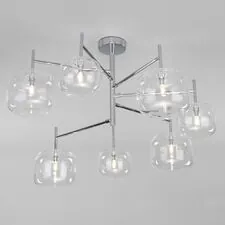 Eurosvet a056925 70128/7 / потолочный светильник / хром