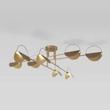 Eurosvet a062039 70148/8 / потолочный светильник / золото