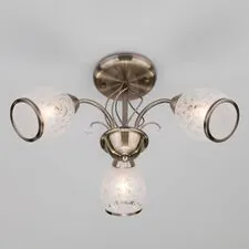 Eurosvet 00000073711 30026/3 / потолочный светильник /   античная бронза