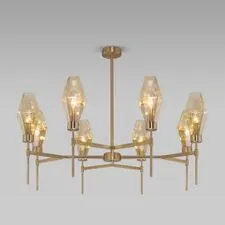 Eurosvet a061937 60143/8 / потолочный светильник / латунь