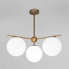 Eurosvet a063853 60147/3 / потолочный светильник/ латунь