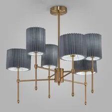 Eurosvet a065665 60162/6/ потолочный светильник/ латунь