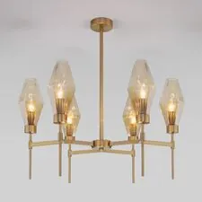 Eurosvet a061936 60143/6/потолочный светильник/латунь