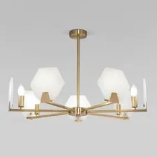 Eurosvet a065050 60158/7 / потолочный светильник/ латунь