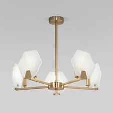 Eurosvet a065049 60158/5/ потолочный светильник/ латунь