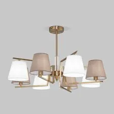 Eurosvet a064981 60149/8/ потолочный светильник/ латунь