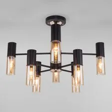 Eurosvet a053246 70125/8 / потолочный светильник / черный