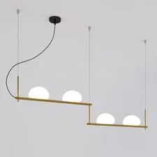 Eurosvet a061376 70145/4 / подвесной светильник / латунь