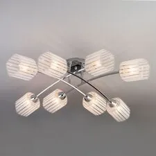 Eurosvet 00000083483 30125/8 / потолочный светильник /   хром