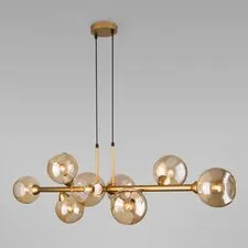 Eurosvet a047076 70113/8 / подвесной светильник / янтарный