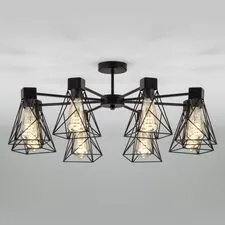 Eurosvet a044748 70107/8 / потолочный светильник / черный