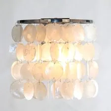 Eurosvet a043152 60084/2 / настенный светильник / хром/перламутр