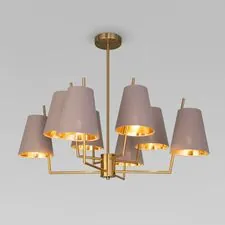 Eurosvet a069018 60173/8 / потолочный светильник / латунь