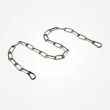 Eurosvet 00000074401 10304 / запчасти /   цепь длиной 1 метр с  2 карабинами черный с золотом, арт. 74401