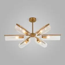 Eurosvet a060897 70144/6 / потолочный светильник / латунь