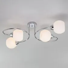 Eurosvet a052675 30136/4 / потолочный светильник / хром