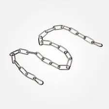 Eurosvet 00000073023 10300 / запчасти /   цепь длиной 1 метр с  2 карабинами хром, арт. 73023