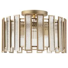 Lightstar 712052 Люстра AGAVE 5х40W E27 ШАМПАНЬ/ПРОЗРАЧНЫЙ