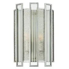 Lightstar 712624 Бра AGAVE 2х40W E14 СЕРЕБРО С ПАТИНОЙ/ПРОЗРАЧНЫЙ