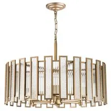 Lightstar 712062 Люстра AGAVE 6х40W E27 ШАМПАНЬ/ПРОЗРАЧНЫЙ