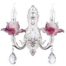 Lightstar 714624 Бра ANEMONE 2x40W E14 Silver