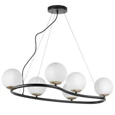 Lightstar 815360 Люстра CROCO 6х40W E14 ЧЕРНЫЙ МАТОВЫЙ/ЗОЛОТО