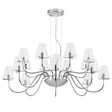 Lightstar 758164 Люстра подв. DIAFANO 16х40W G9 ХРОМ/ПРОЗРАЧНЫЙ