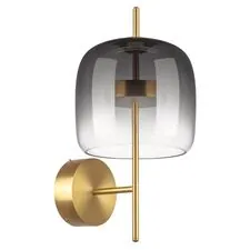 Lightstar 804618 Бра CUPOLA LED 9W 450LM ЗОЛОТО/ДЫМЧАТЫЙ 3000K