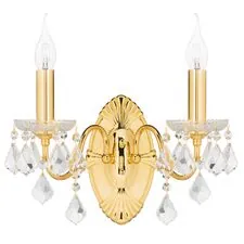 Lightstar 700622 Бра CLASSIC 2х60W E14 ЗОЛОТО