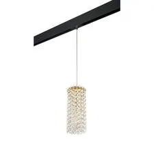 Lightstar PRO795322 Светильник д/1-фазн трека CRISTALLO 1х40W G9 ЗОЛОТО/ЧЕРНЫЙ (795322+595007)
