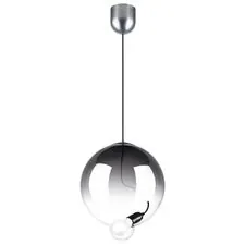 Lightstar 805301 Люстра COLORE 1х8W (led) E27 АЛЮМИНИЙ/ДЫМЧАТЫЙ