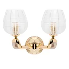 Lightstar 706622 Бра DELTA 2х40W E14 ЗОЛОТО