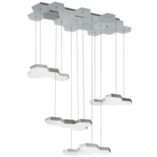 Lightstar 750262 Люстра подвесная FAVO LED-80W 3840LM Silver 3000K