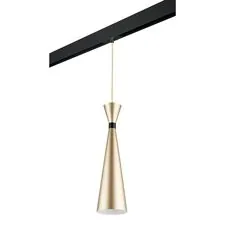 Lightstar PRO816313 Светильник д/1-фазн трека DUMO 1х40W E27 ШАМПАНЬ/ЧЕРНЫЙ/ (816313+595007)