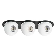 Lightstar i637626262 Светильник INTERO LED 9W*3 850LM*3 24G ЧЕРНЫЙ/БЕЛЫЙ 3000K (217637+217062+217062+217062)