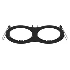 Lightstar 217627 Рамка INTERO 16 Double ROUND ЧЕРНЫЙ