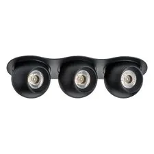 Lightstar i637727272 Светильник INTERO LED 9W*3 850LM*3 24G ЧЕРНЫЙ 3000K (217637+217072+217072+217072)