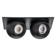 Lightstar i5277272 Светильник INTERO LED 9W*2 850LM*2 24G ЧЕРНЫЙ 3000K (217527+217072+217072)