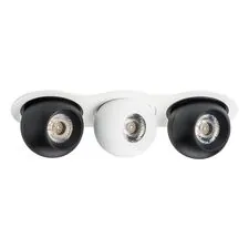 Lightstar i636726272 Светильник INTERO LED 9W*3 850LM*3 24G БЕЛЫЙ/ЧЕРНЫЙ 3000K (217636+217072+217062+217072)